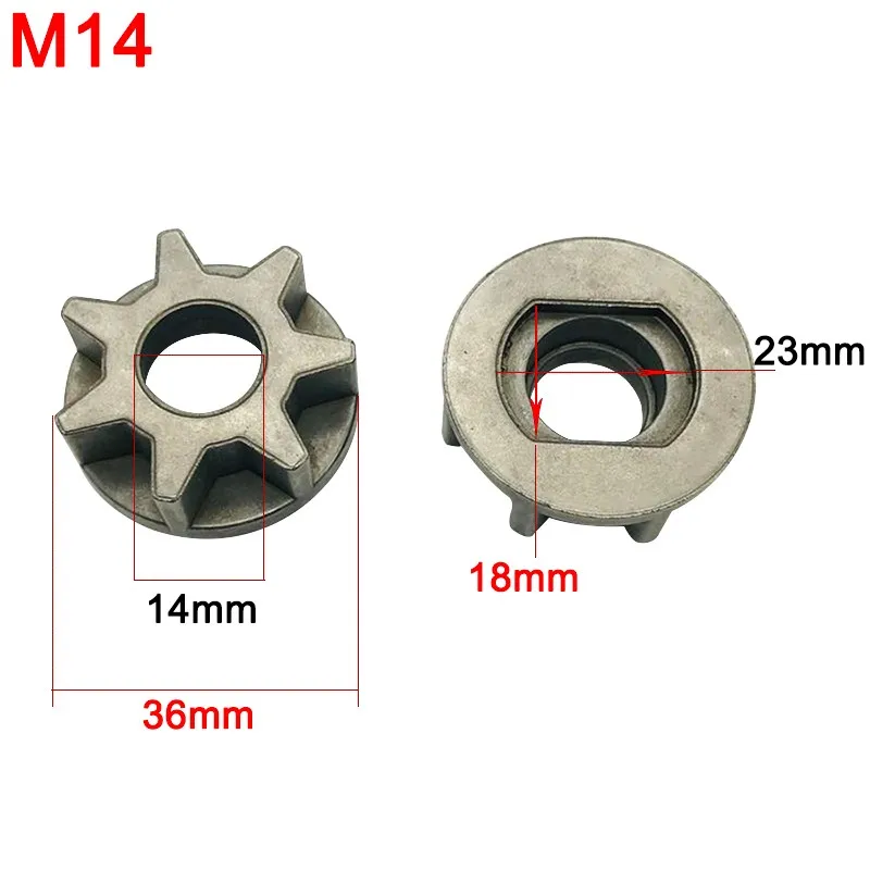 

115/125/150/180 Sprocket Chain Saw Gear Angle Grinder Replacement Gear Bracket M10 M14 M16 Angle Grinder Conversion Head Gear