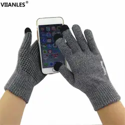 VIIANLES шерстяные кашемировые перчатки спортивные наручные сенсорные перчатки зимне-осенние женские мужские высококачественные теплые