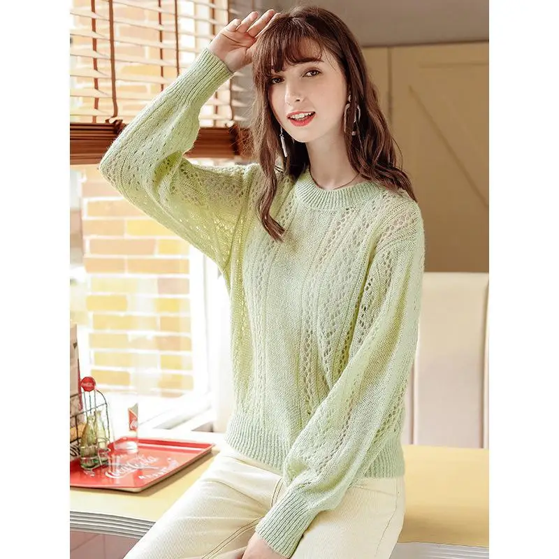 Women Sweater Women's Lazy Wind Sweater Women Clothes 2019 Fashion Casual Wild Sweaters Women's Tops Knitted Pullovers