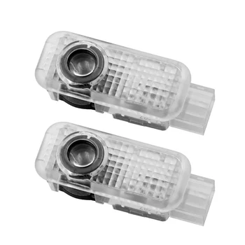 

2pc For Audi b5 b6 b7 b8 A3 A4 A4L A5 A6 A6L C5 C6 RS4 RS5 Q3 Q5 Q7 car welcome light door projection laser lamp Car accessories