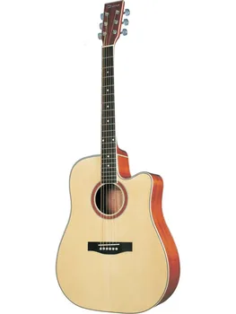 

F668c-n acoustic guitar, with neckline, natural color, Caraya