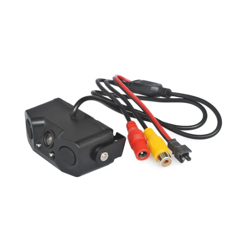 DIYKIT 5 дюймов TFT ЖК-дисплей автомобильный монитор+ Водонепроницаемый Видео парковочный радар Датчик Автомобильная камера заднего вида+ динамик