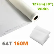 

1 Yards 64T 160M Polyester White Silk Screen Printing Mesh Fabric Filter Net