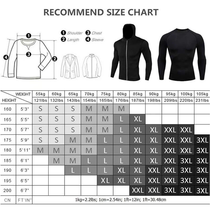 men's clothing compression men Sports Running Sets rashgard long sleeves top for fitness man tracksuit thermal underwear base