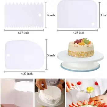 

Cake DIY Mounting Table Tool DIY Cake Turntable Baking Table-Set Pastry-Accessories Cake Decorating Set