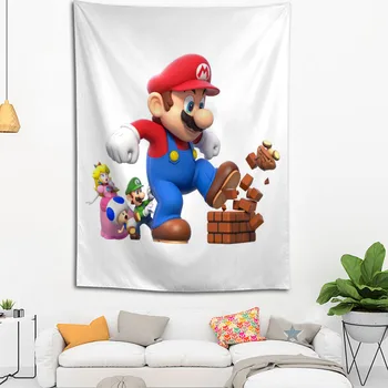 

Hot Sale Custom High Quality SUPER MARIO BROS Wall Hanging HD Landscape 3D Printing Digital Printing Home Decoration Tapestry