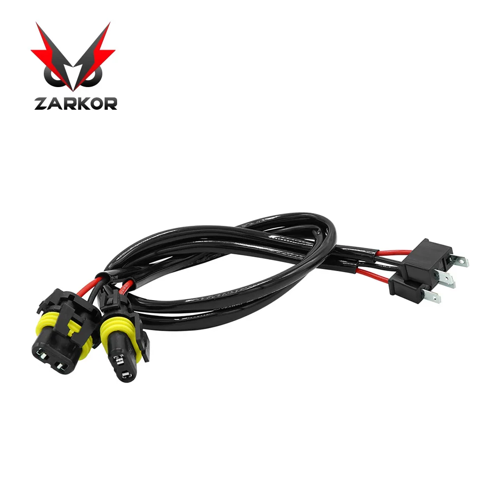 Zarkor 2 шт. HID Xenon Удлинительный кабель провод для H7 35 Вт/55 W 100W 12V 24V HID комплект для ксеноновых ламп светодиодный фар Удлинительный кабель провод