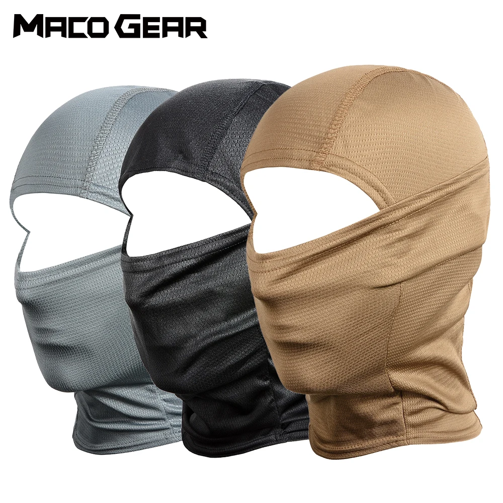 

Cycling Balaclava Tactical Full Face Mask Bicycle Hunting Hiking Army Snowboard Bike Military Helmet Liner Paintball Men Hat