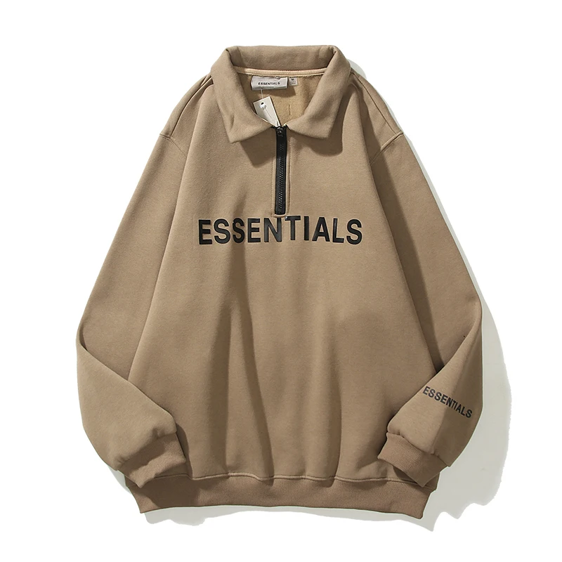 Light Brown Sweatshirt - Essentials Hoodie