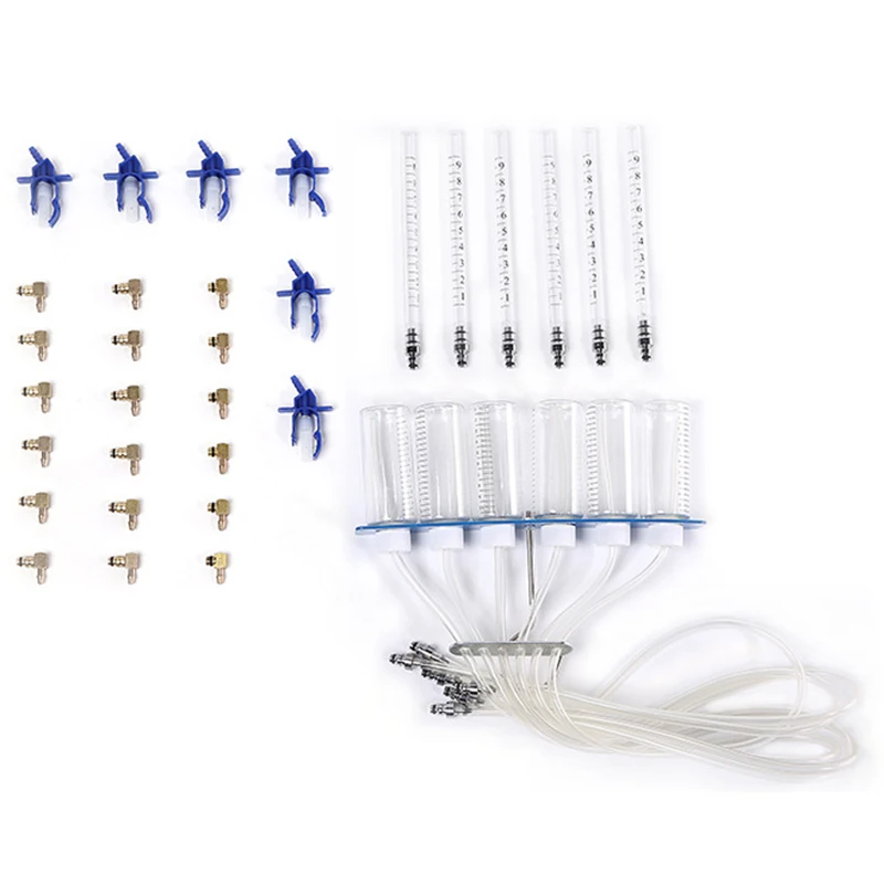 Diesel Injector Detection Tool Diesel Injector Flow Meter Test Kit Common Rail Adaptor Fuel Tester Set
