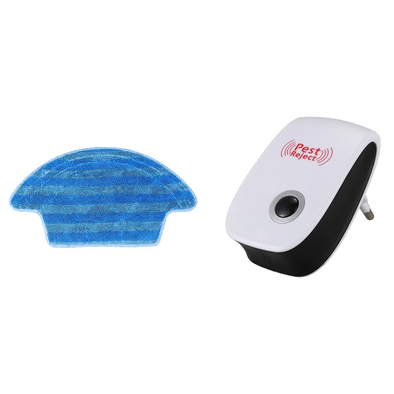 1 Pcs Mosquito Killer Electronic Multi-Purpose Ultrasonic Pest Repeller & 5 Mopping Cleaning Cloth | Дом и сад