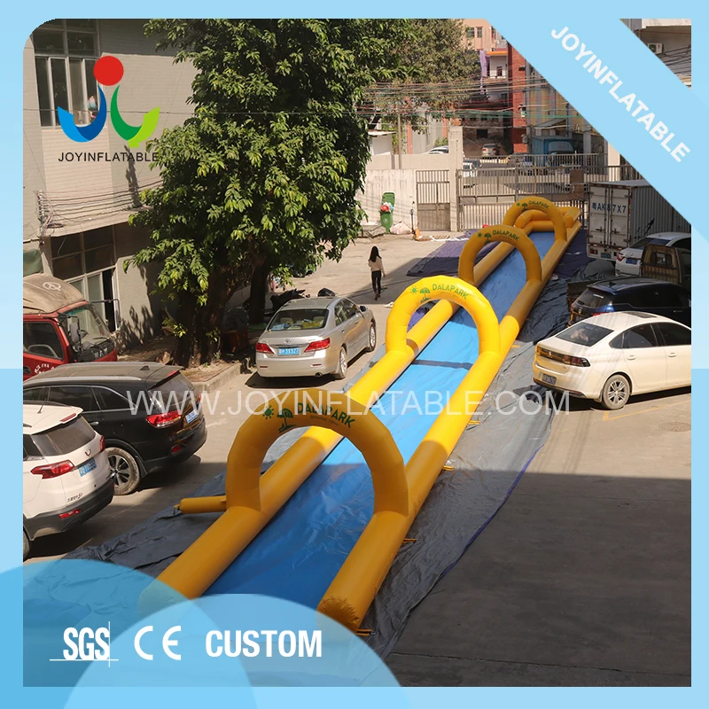 40M Long PVC Inflatable Slip N  Water Slide with Pond for Summer 1