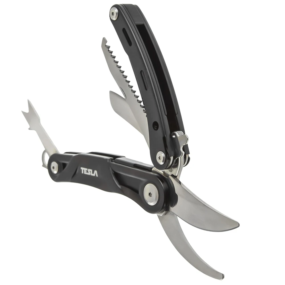 Multitool TESLA MT-06 Hand Tools Survival Gear Screwdriver Can Opener Pliers Folding Outdoor Camping Pocket Portable Wire Stripper Multitools Hiking