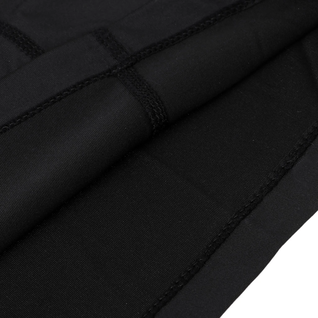 Lightweight Tight Men's Short Sleeve T-shirt Tee Sports Compression Cycling Fitness Gym Top Black