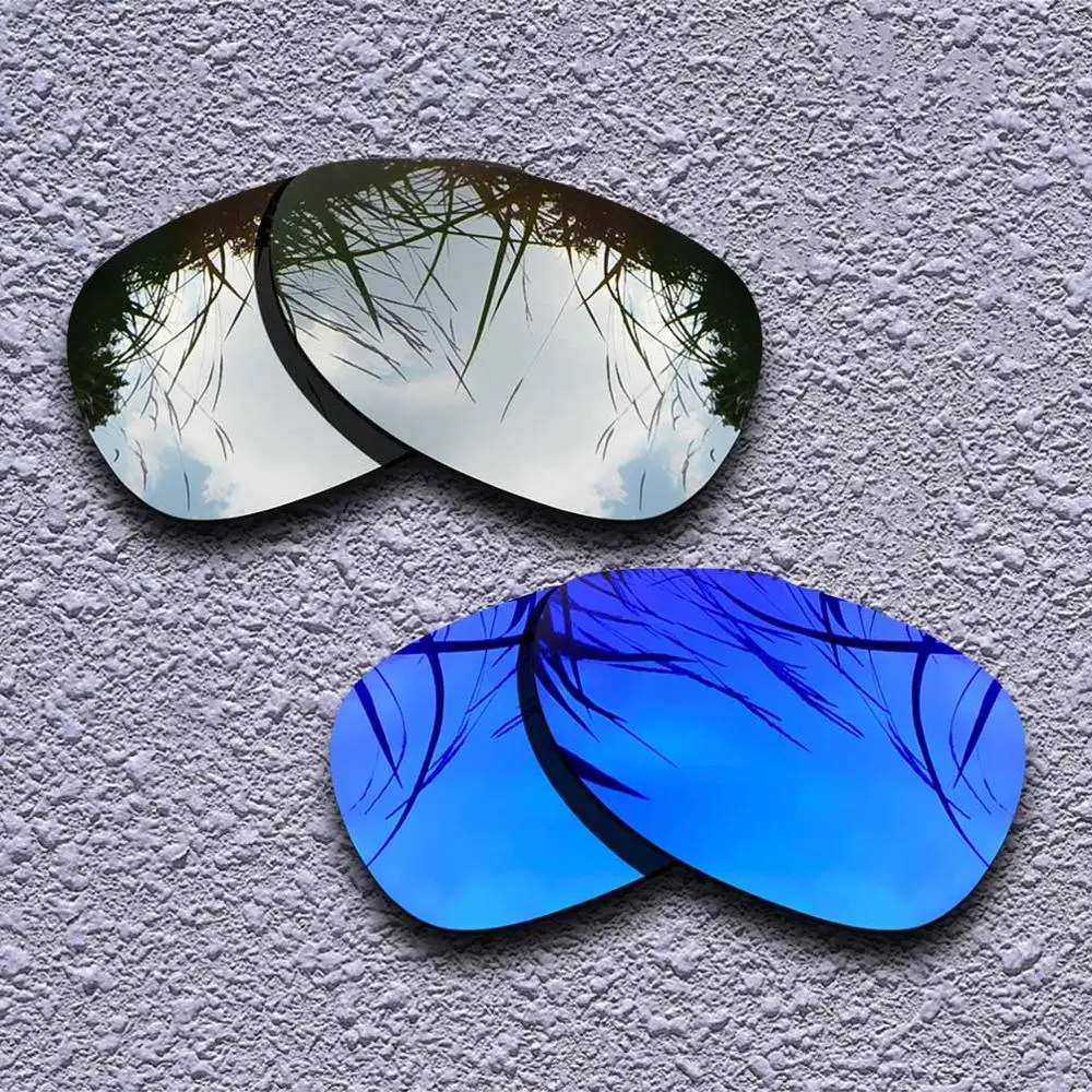 2 пары поляризованных сменных линз для солнцезащитных очков Oakley Felon-несколько вариантов - Цвет линз: Silver-Purple