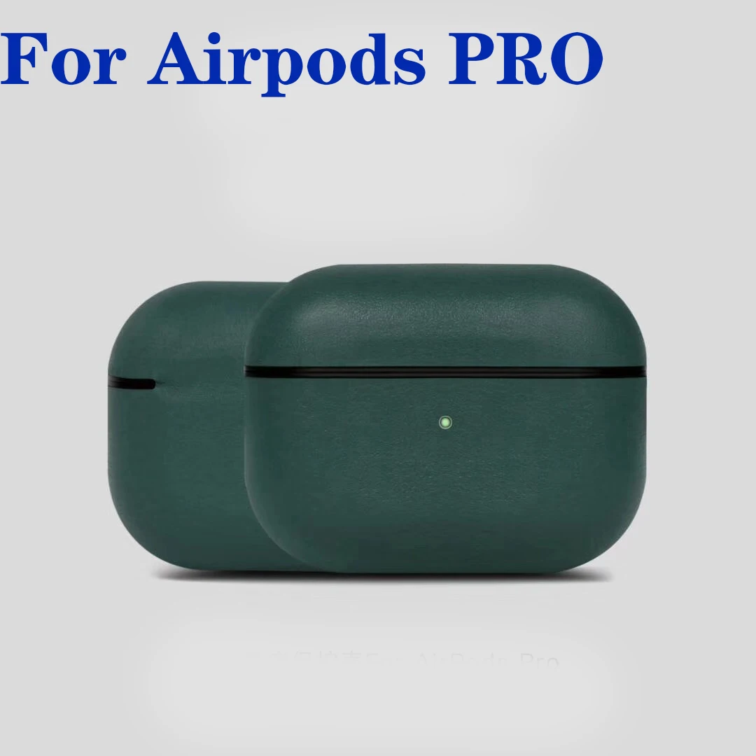 Funda TWS для AirPods PRO/Airpods 1/2 чехол Роскошный чехол из натуральной кожи для Air pods Pro 3 чехол для наушников