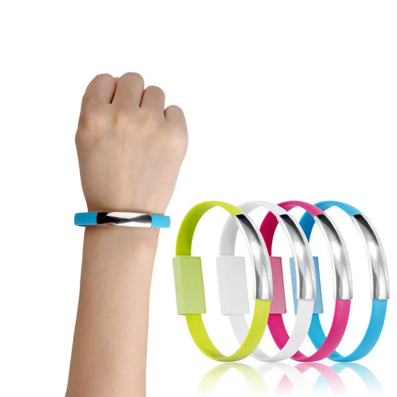 

Bracelet Wire 8 Pin Micro USB Charger Cable Charging Data Cord Cables for xiaomi samsung huawei Mobile Phone Type C USB C Cables