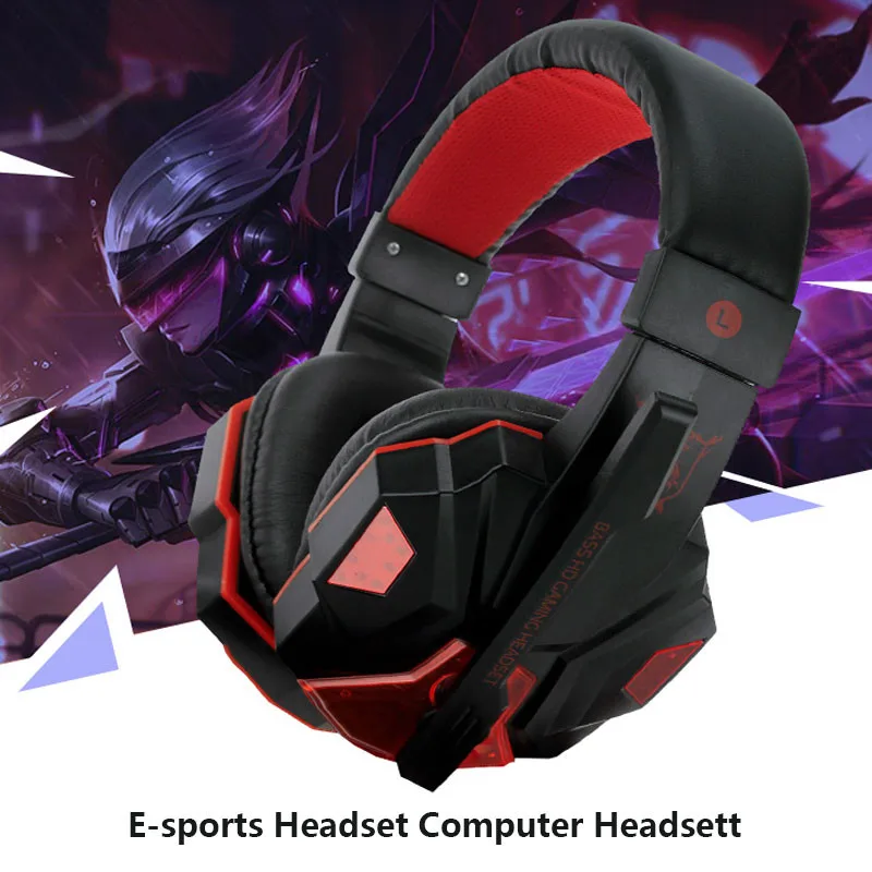 Gaming Headsets Big Headphones with Light Mic Stereo Earphones Deep Bass for PC Computer Gamer Laptop PS4 Games US Stock Gaming Headsets Big Headphones with Light Mic Stereo Earphones Deep Bass for PC Computer Gamer Laptop PS4 Games US Stock