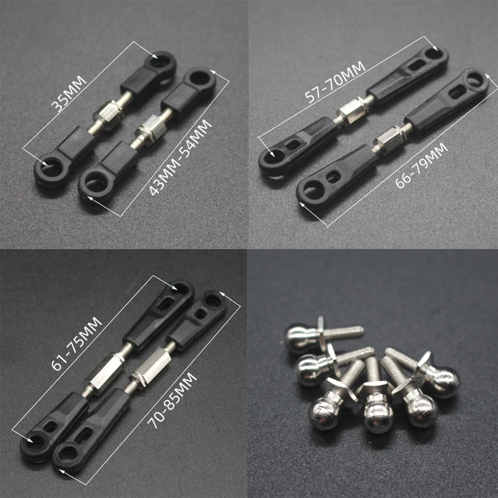 Front Rear Linkages Servo Link Links Servo Crawler 1/10 Rc Car Parts 1/10 Hsp Aliexpress