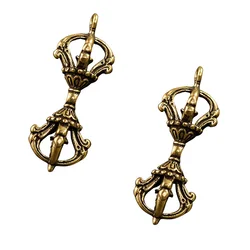 2 pçs mini vajra pilão adorno desktop vajra pilão ornamento vajra decoração