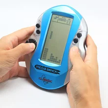 Handheld retro bloco tijolo game console 3 Polegada clássico 8 bit lcd portátil jogo menino mão consoles de jogos vídeo jogar para crianças