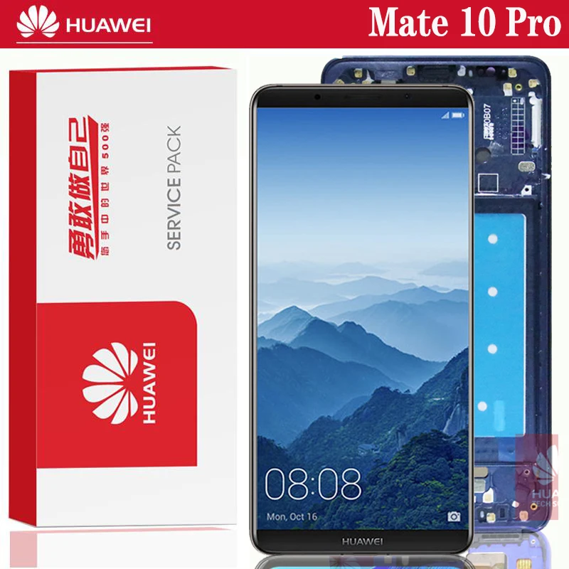 Оригинальный 6 0 ''amoled ЖК дисплей с рамкой для Huawei мат 10 Pro сенсорным экраном