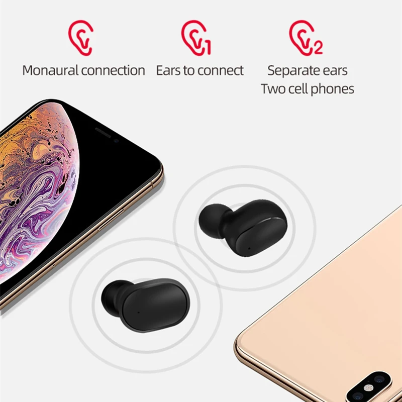 NEW TWS Earphone Bluetooth 5 0 Earphones Wireless Headphone Voice Control ANC Earbuds Chager Power Bank for Xiaomi Apple Huawei