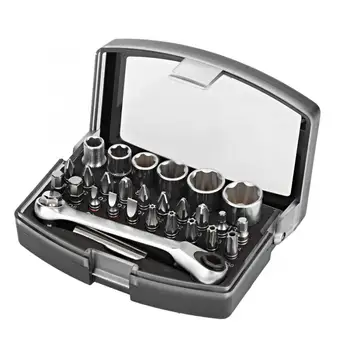 

tire studding tool 29pcs Mini Portable Precise Ratchet Wrench Sleeve Bit Holder Auto Repair Hand Tools Kit car tools