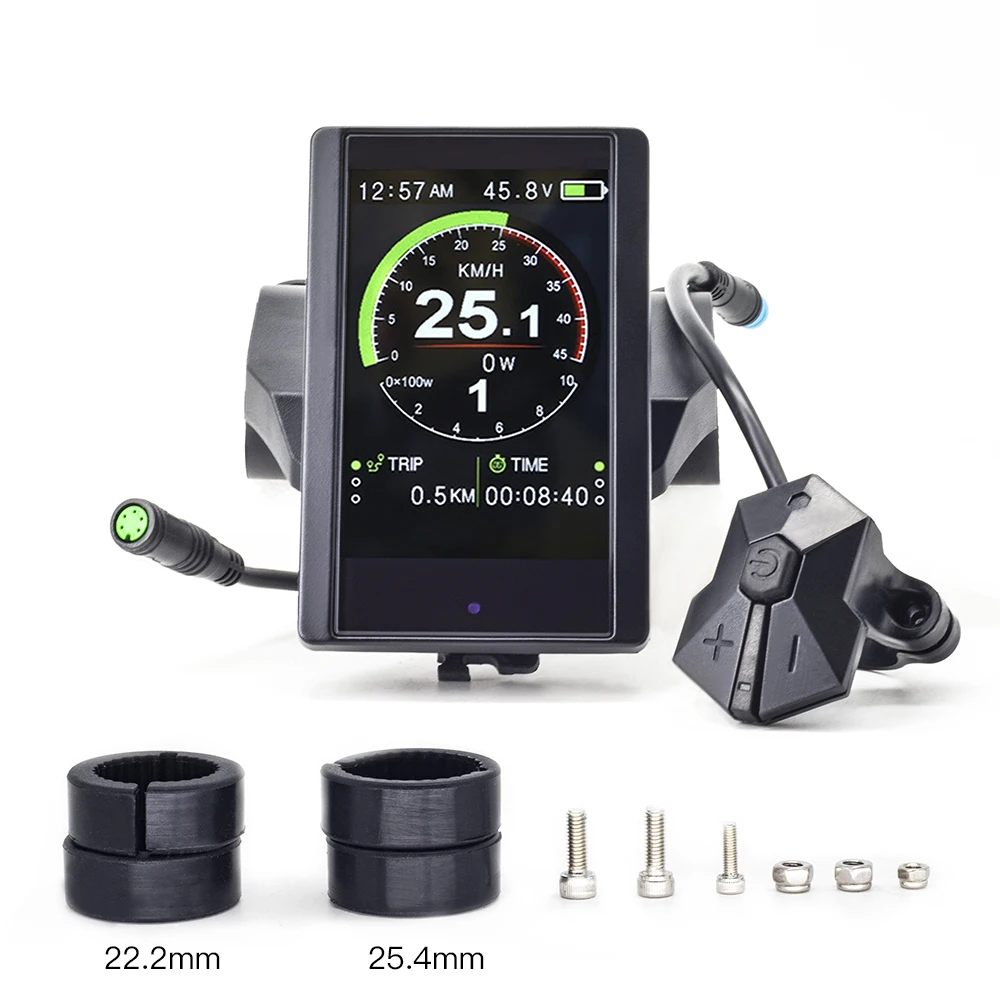 Ebike дисплей для Bafang BBS01B BBS02B BBSHD Mid Motor 850C 800S цветной/черный экран Дисплей