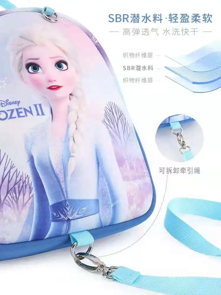 Disney Frozen Kindergarten Girl Children's Backpack Elsa Anna Primary Student School Bags Age 3-7 Years Kids Gifts Mochila