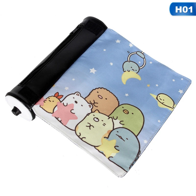 Высококачественный чехол-карандаш с логотипом аниме Sumikkogurashi, сумка для канцелярских принадлежностей для подростков и студентов, чехол-карандаш с вращающимся валом для мальчиков и девочек - Цвет: 01