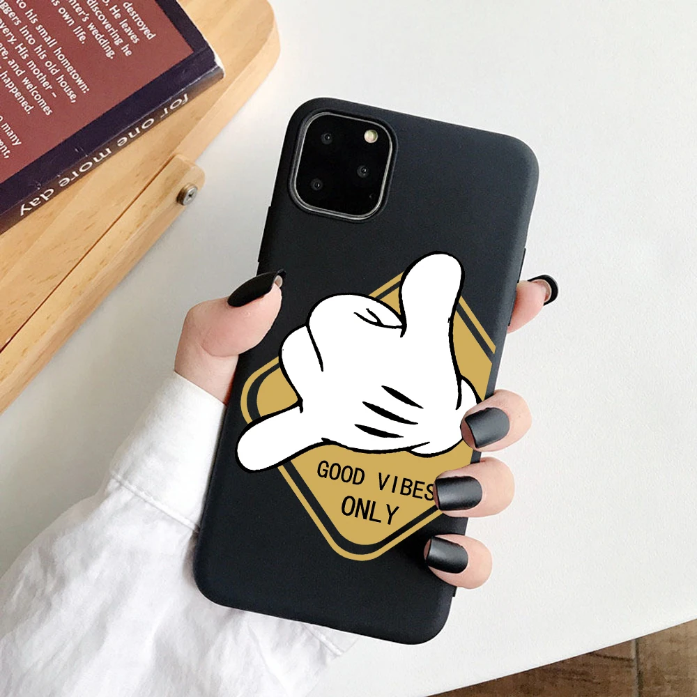 Силиконовый чехол для телефона s для iphone X, XR, XS, Max, 7, 8 Plus, 6, 6 S, забавный рисунок руки, милый мультяшный чехол с котом для iphone 11 Pro, мягкий чехол