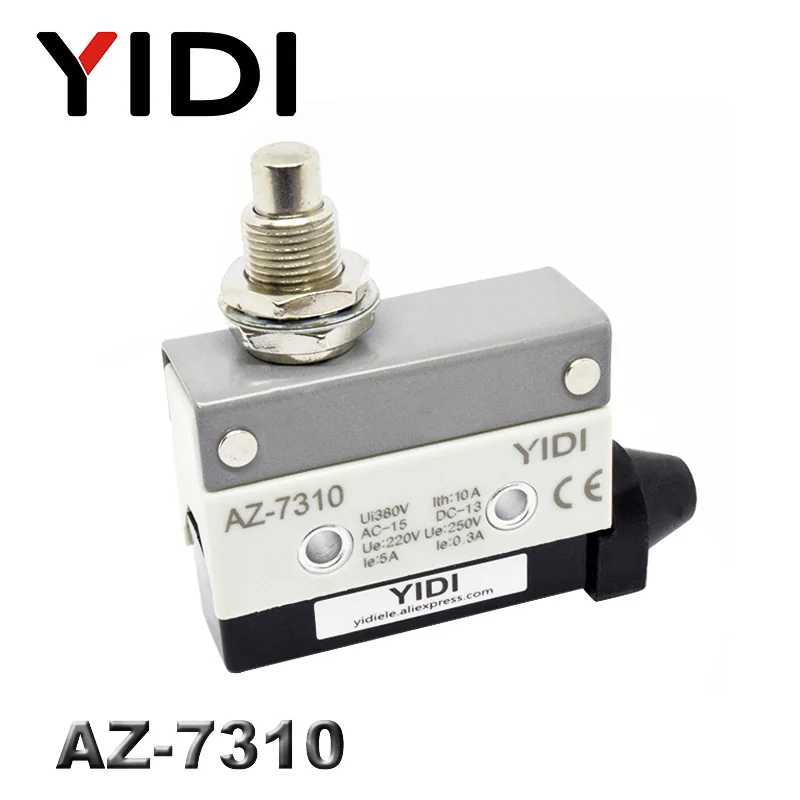 AZ-7310 10A 250VAC AZ-7312 AZ-7311 AZ-7121 AZ-7310 TZ-7141 Водонепроницаемый микропереключатель путешествия концевой выключатель прямые 90 градусов роликовый рычаг - Цвет: AZ-7310
