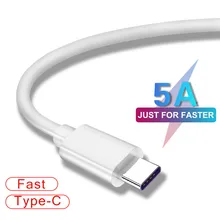 Для huawei USB 5A type-C кабель для huawei mate 20 10 Pro P20 Pro Lite P10 Plus Lite USB 3,1 type-C супер зарядный кабель