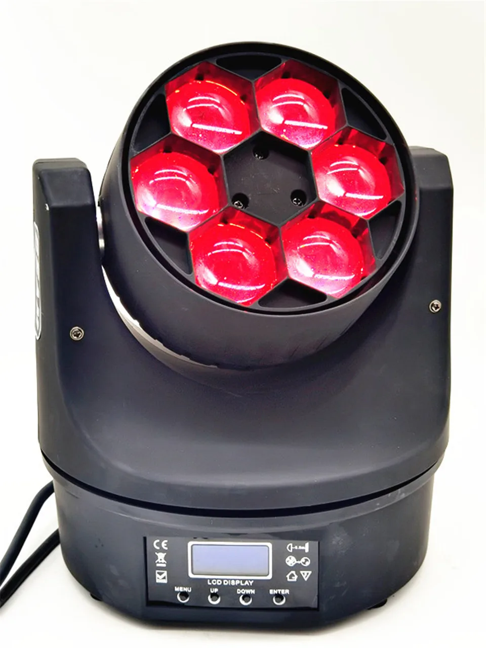 Светодиодная мини лампа abeja ojo Led праздничный эффект 6x15 w dj luz Real movil rgbw 4 в 1 led de la lampara