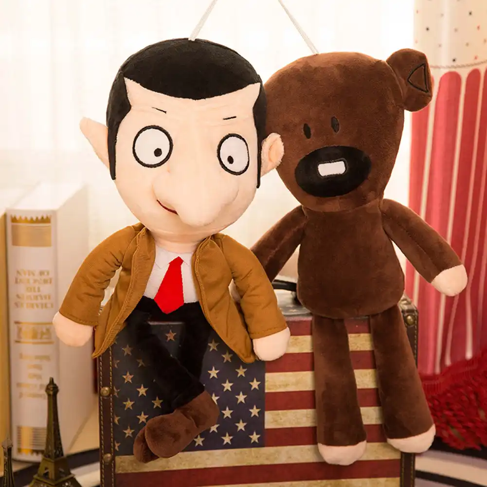 Jouets En Peluche Mr Bean Et Teddy Mignon Dessin Anime Figure Beanie Jouet Cadeaux D Anniversaire Enfants Cadeau Mini Jouets Aliexpress