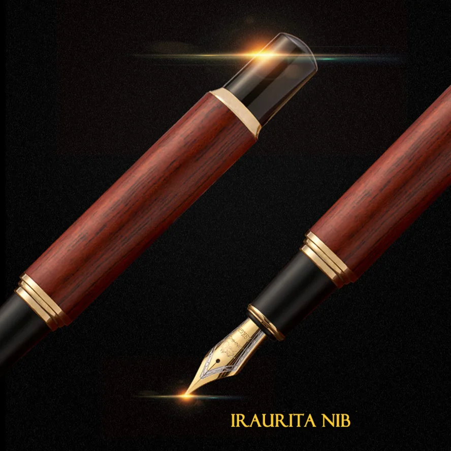 JinHao 650 или 8802 роскошная деревянная авторучка 0 5 мм перо высокое качество