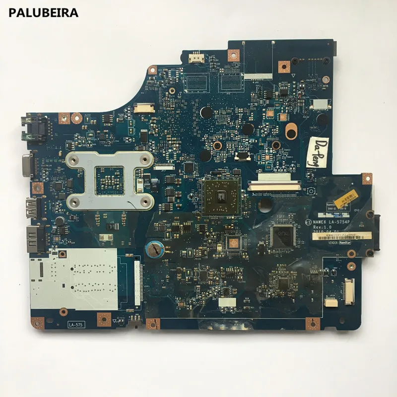 PALUBEIRA G565 Z565 материнская плата для Lenovo z565 G565 NAWE6 LA-5754P материнская плата(без порт HDMI) тестирование