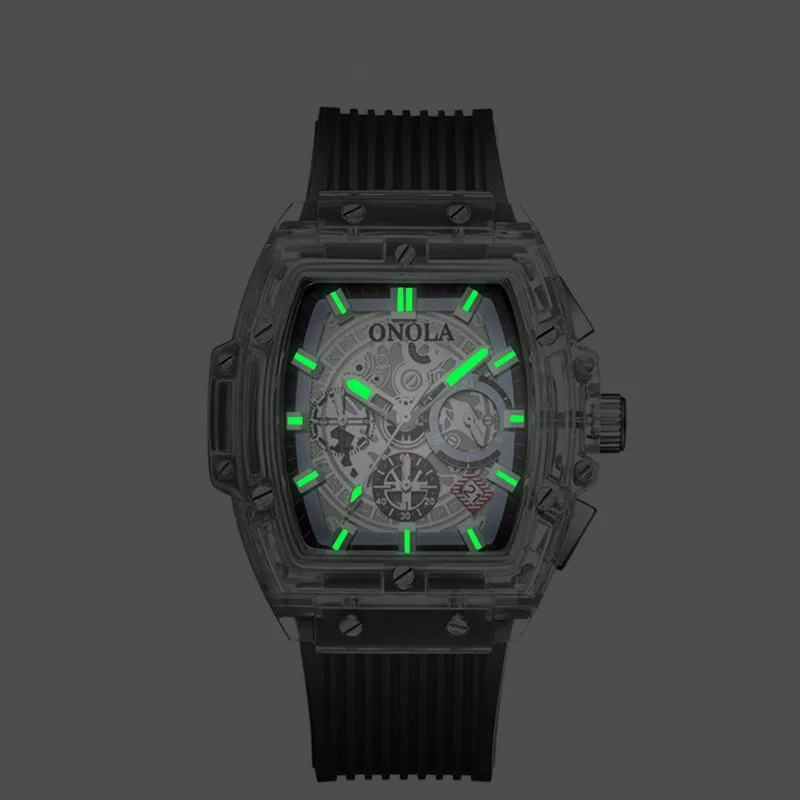 ONOLA Brand Transparent Plastic Watch Men Women clock 2020 Fashion Sports casual unique Quartz Luxury square Mens Watch ONOLA Brand Transparent Plastic Watch Men Women clock 2020 Fashion Sports casual unique Quartz Luxury square Mens Watch