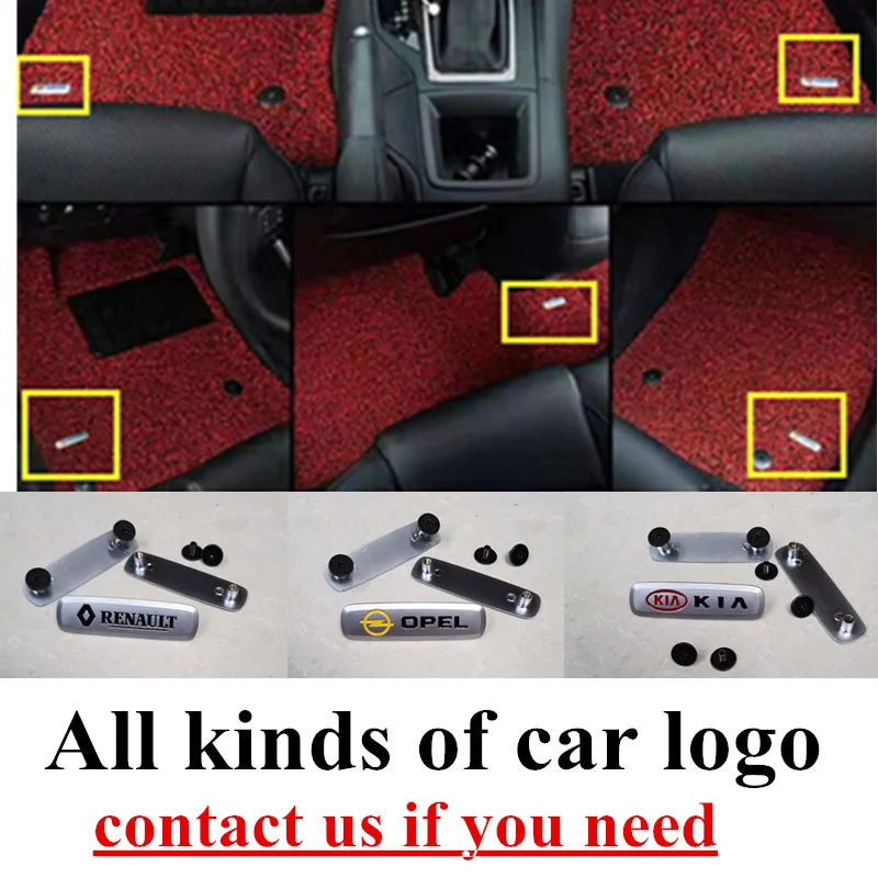 Все виды детской металлической автомобильной этикетки с винтами для