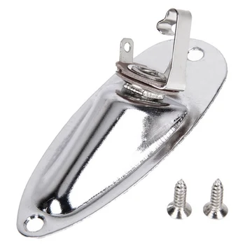 

Boat Guitar Jack Plate 6.35mm Guitarra Pickup 1/4 Output Input Jack Socket For Strat Stratocaster Electric Guitar