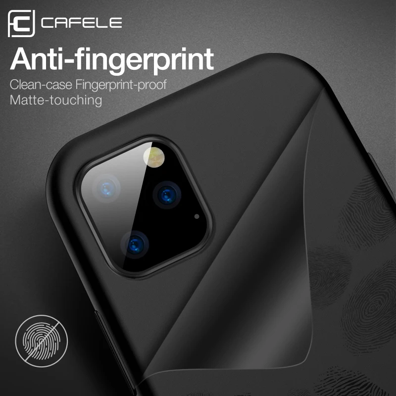 CAFELE Phone Case for iPhone 11 pro max Soft TPU Cover Ultra Thin Matte Cases for Apple iPhone 11 pro Full Coveing Shell