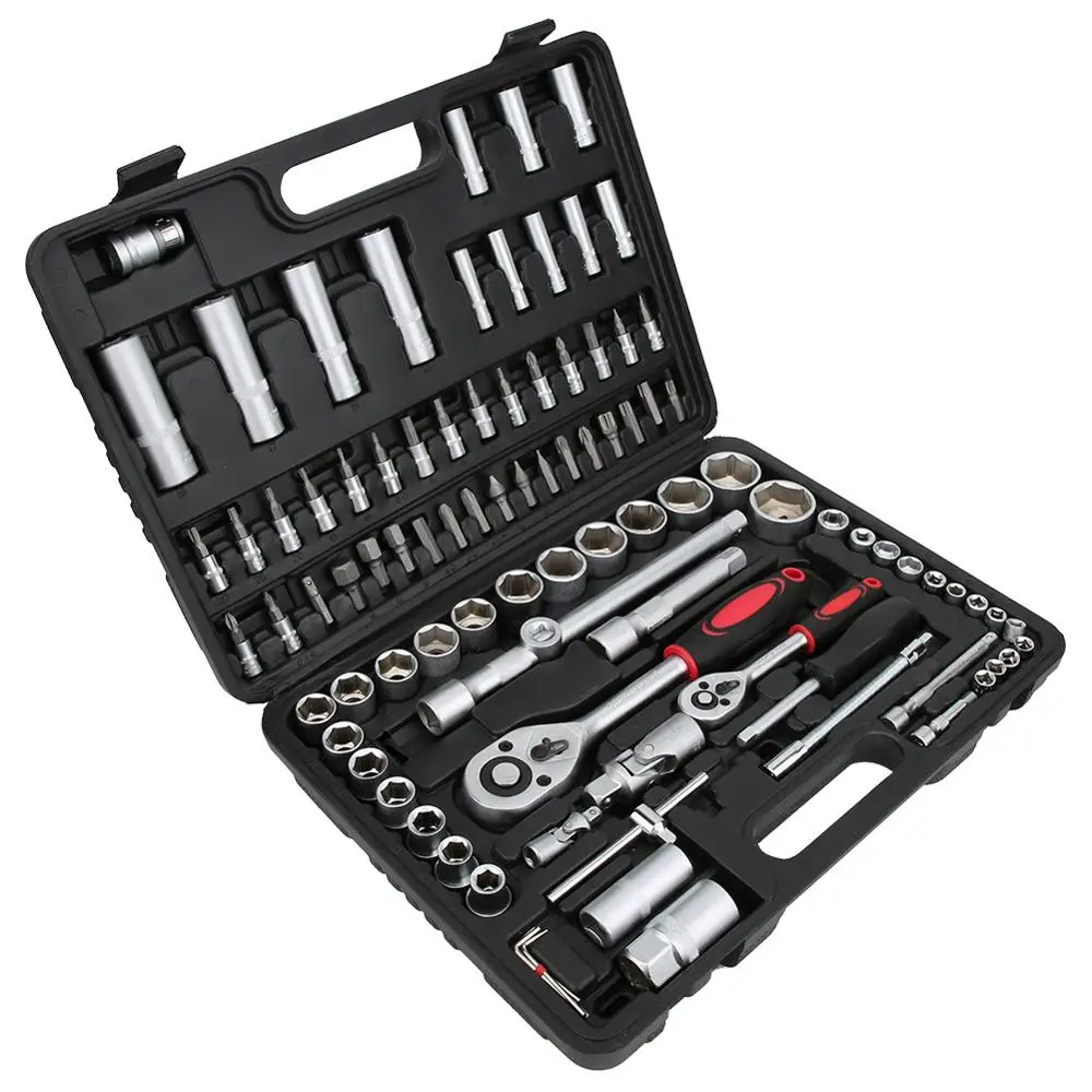 ￡23.07 94pcs Wrench Socket Screwdriver Tool Set Kit Mechanics 01 Feb 14inch