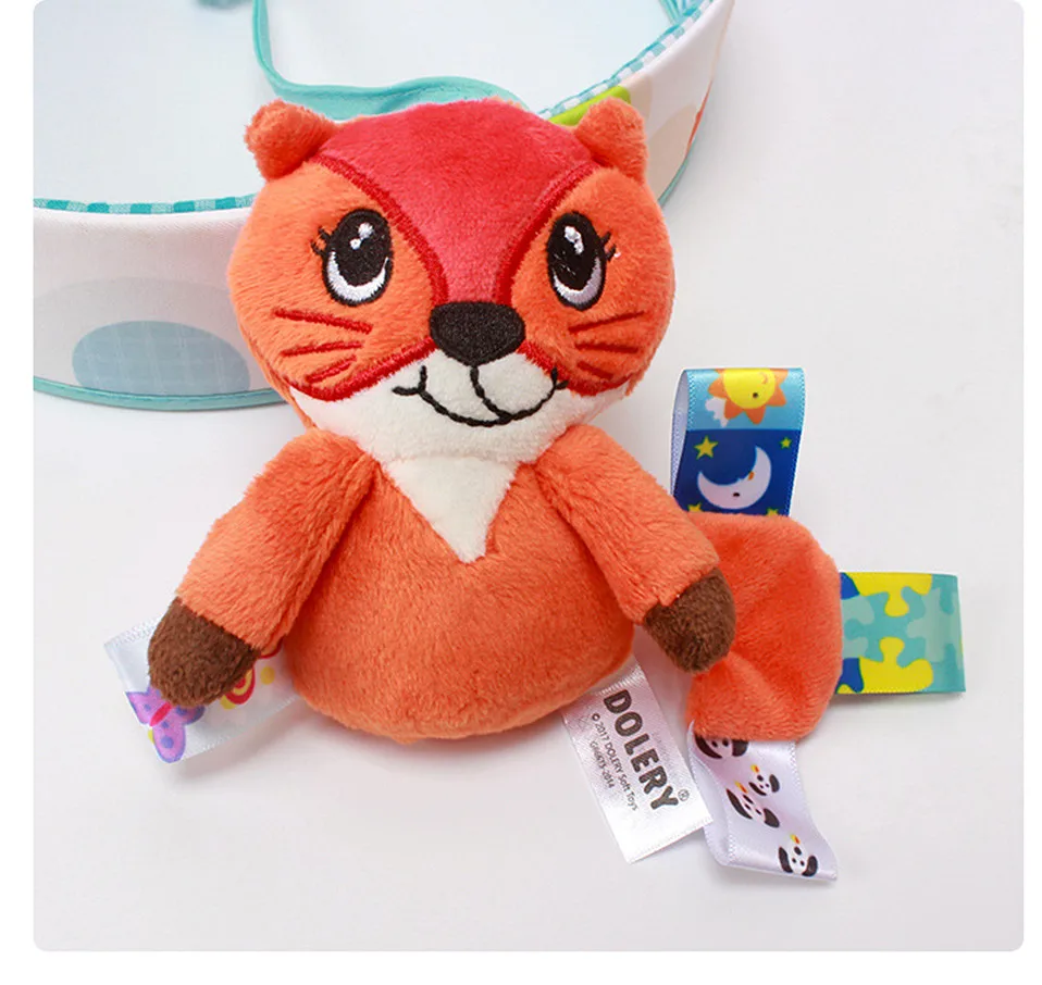 Игрушки для малышей 0-12 месяцев, мягкий плюшевый комплект кронштейна для погремушек, детская кроватка, мобильная кровать, колокольчик, игрушечный держатель, кронштейн, Заводной музыкальный ящик