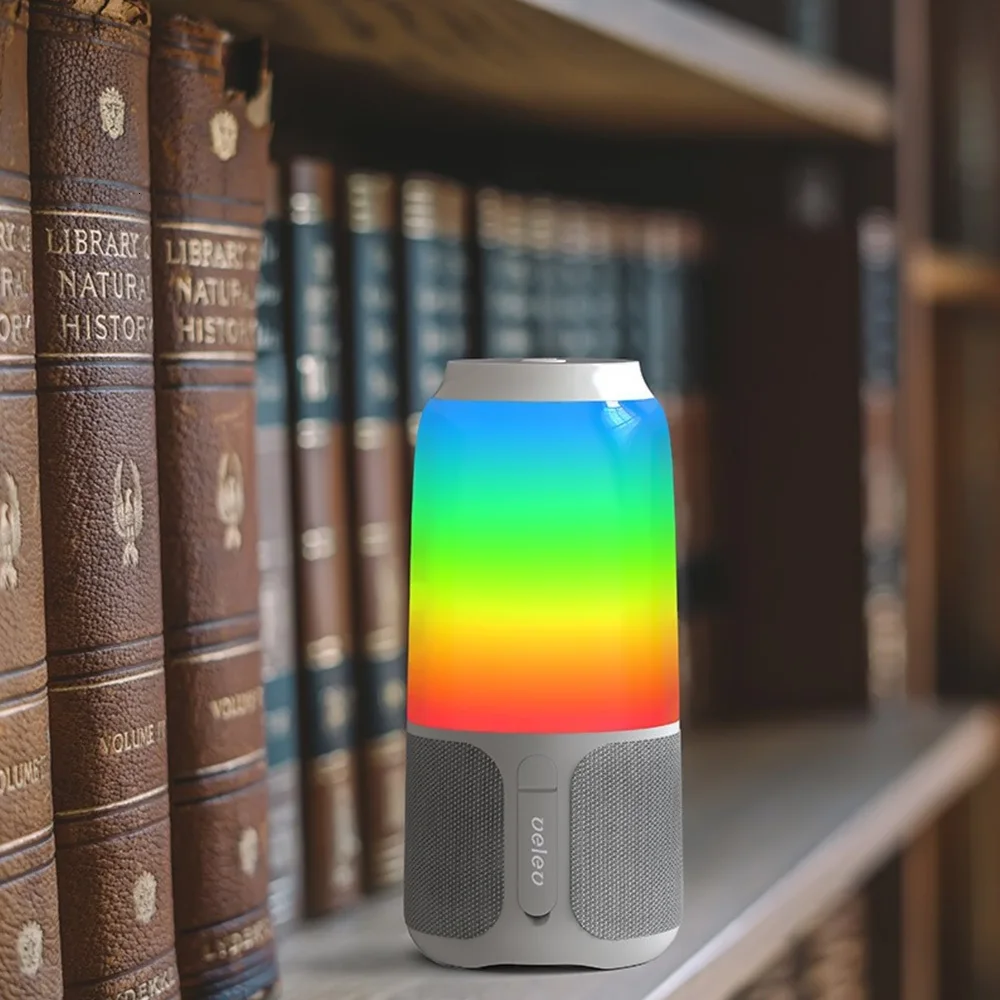 Xiaomi mijia Velev Bluetooth динамик беспроводной музыкальный плеер аудио портативный громкий динамик Стерео Soundbox светодиодный светильник красочный светильник