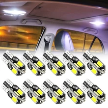 10PCS T10 Led Ampoule D'intérieur De Voiture Canbus Sans Erreur T10 pour bmw e90 e46 e60 f10 f30 e39 e36 f20 x5 e70 e53 e92 m3 e91 e30 e87 x1