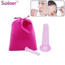 2 шт массажные чашки для всего тела и лица китайские вакуумные банки для терапии набор для антицеллюлитного обезболивания с подарочным пакетом для хранения