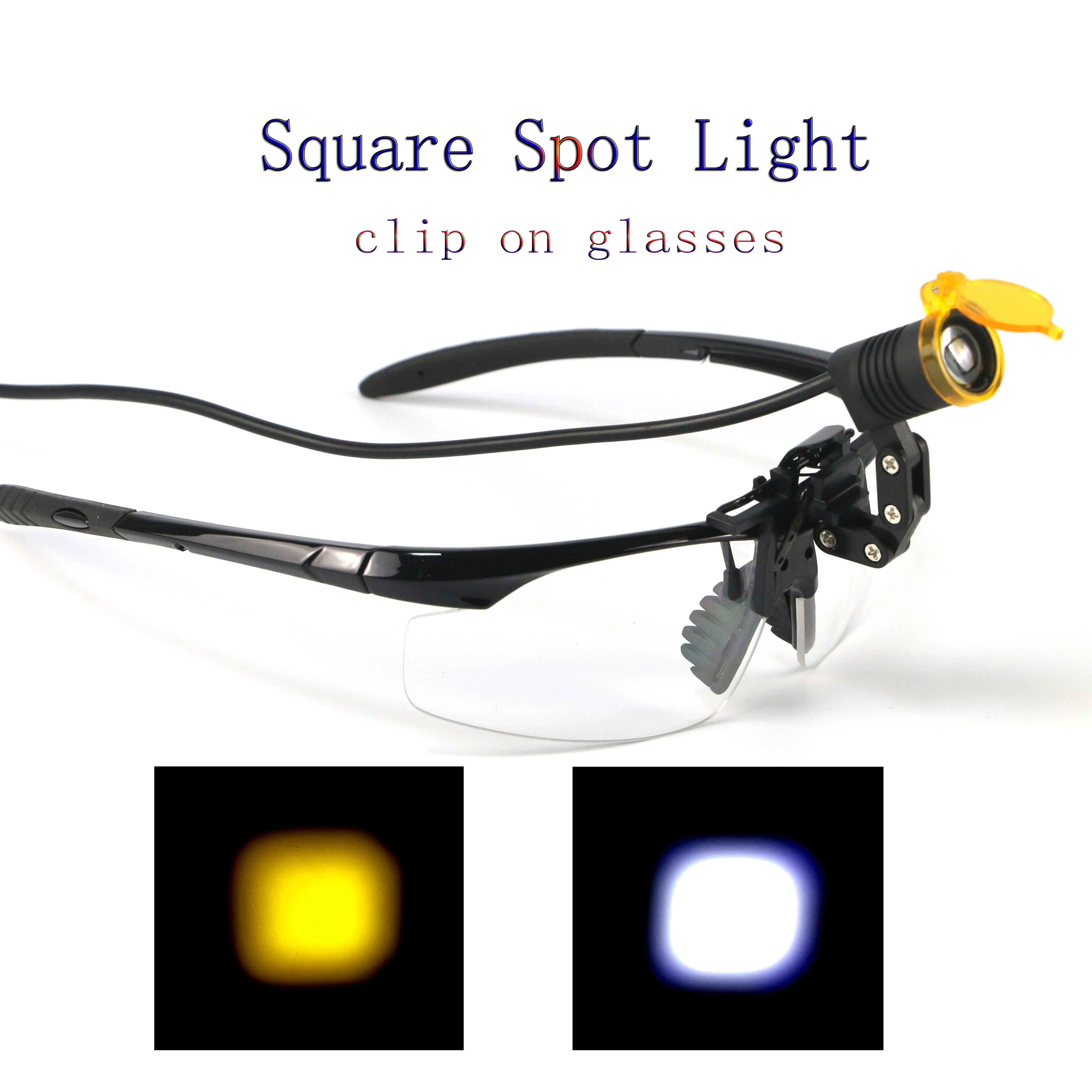 

LED Headlight with Optical Filter Suitable Clip on Binocular