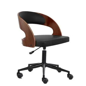

Solid wood conference chair lift office chair simple backrest rotating European style study chair