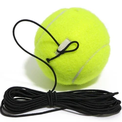 5 Pcs Tennis Training  Balls with 4m Elastic Rope for Tennis Exercise Self-Training and Pet's Kids' Toy Tennis Sports Equipment